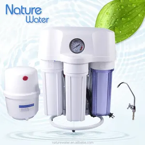 Best design domestic 6 stage RO system water filter with pressure gauge