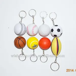 pu stress ball with keychain stress toy with keychain keychain pu toy