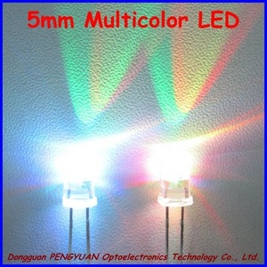 Nhà Máy Giá 5 mét vòng 2 Pin RGB đa-màu nhấp nháy nhanh LED Light Emitting điốt 1000 cái mỗi túi (CE & Rohs compliant) - Product Image 4