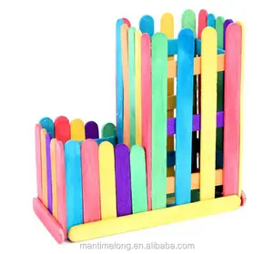 50pcs Wooden Lollipop Popsicle Sticks Party Kids Crafts Ice Cream Lolly Cake Pops Making