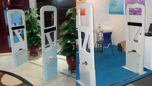 بوابات بطاقات الوصول هوائي <span class=keywords><strong>RFID</strong></span> طويل المدى يمر عبر ماسح ضوئي HF <span class=keywords><strong>ISO15693</strong></span> <span class=keywords><strong>RFID</strong></span> بوابة الباب - Product Image 2
