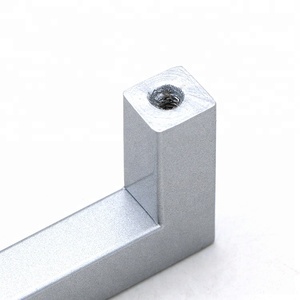 Forma ponte quadrado ocidental mobiliário hardware Porta Do Armário de cozinha Puxador de gaveta puxa