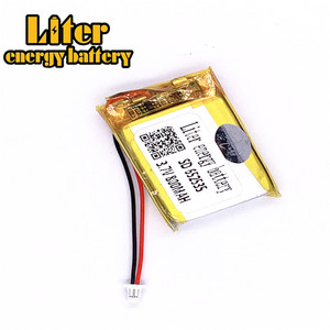 Plug 1.0-2 P 3.7 V 652535 800 mah rechargeable Lithium ion polymer battery - Product Image 3