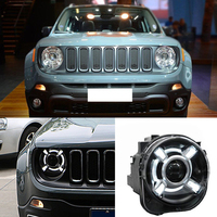 Projecteur Bi xenon HID LED avec DRL, pour Jeep Renegade, 2015-2017