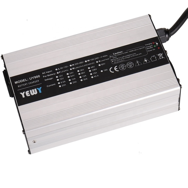 UY900 12v 24v 36v 48v 84v Vehicle Battery Charger 72 Volt 10A Battery Charger