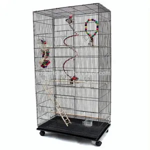 424 metal akrilik kanarya kafes papağan kuş için evcil hayvan kafesi