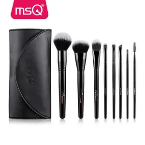 MSQ latest 8pcs synthetic hair Makeup brush with paper box packing wholesale