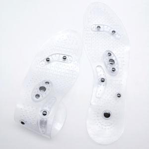Semelle intérieure en PVC pour chaussures, promotion de la <span class=keywords><strong>Circulation</strong></span> <span class=keywords><strong>sanguine</strong></span>, Massage magnétique, physiothérapie, point d'acupuncture plantaire - Product Image 4
