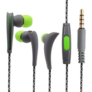 Earphone ABS Desain Baru dengan Mikrofon Earphone Kawat TPE Ali Baba Berkualitas Baik