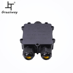 IP68 مقاوم للماء 3-اتجاه للسيارة مع جهات اتصال نحاسية PC مادة لكابل 4-14 - Product Image 4