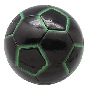 Ballon de football Welstar cousu à la machine, couleur noire et néon, pour la promotion, sports de plein air - Product Image 3