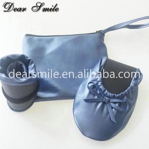 <span class=keywords><strong>Ballerine</strong></span> da Donna per Danza e Club <span class=keywords><strong>con</strong></span> <span class=keywords><strong>Cinturino</strong></span> Regolabile, Suola in Gomma e Fodera in Cotone - Design Pieghevole, Scarpe da Festa <span class=keywords><strong>con</strong></span> Suola Piatta e Borsa - Product Image 3