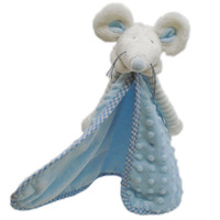 Ensemble de couette pour bébé en peluche, jouets mignons