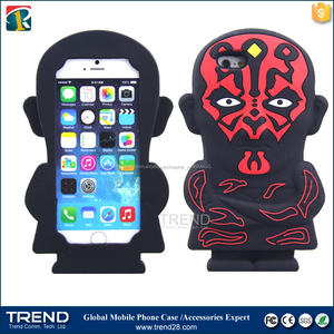 100 pcs par modèle <span class=keywords><strong>star</strong></span> <span class=keywords><strong>wars</strong></span> personnage 3d housse en silicone pour iphone 6 4.7 " - Product Image 4