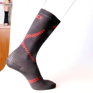 Neue ankunft Kupfer faser sport compression socken