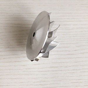 GT28 49.62/61.98mm 6 6 Schaufeln Renn turbolader Fräsen/Aluminium 2618/Billet Kompressor rad