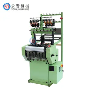 China fabricante elástico automático cintura máquina de tecelagem + máquina elástica pulseira