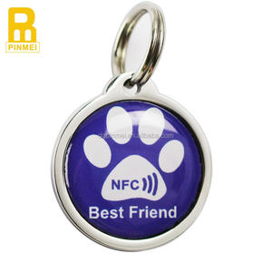 Смарт-чип <span class=keywords><strong>NFC</strong></span>, QR-код, трек, идентификационная бирка для домашних животных, забавная бирка для ошейника, бирка для собак, бирки для собак от потери