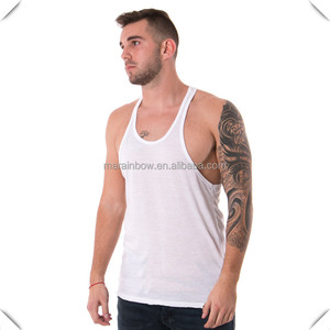 Bodybuilding Gym <strong>Stringer</strong> Tank Top 100% Cotton <strong>Plain</strong> Racerback Mens <strong>Stringers</strong> T Back <strong>Vest</strong> <strong>Y</strong> Back Workout Tank Top - Product Image 5