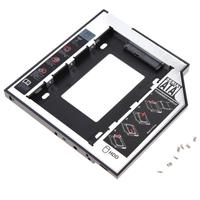 Disco Duro Universal 2,5 2da Ssd Hd SATA de 9,5mm, adaptador Caddy para Cd, Dvd, Rom, Bahía óptica, caja de HDD de 2,5 ", Envío Gratis