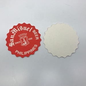 Porta-copo de papel absorvente barato impresso personalizada