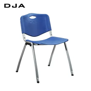 Colorful cheap Morden stacking PP plastic adult classroom furniture school tables desks and chairs high school chairs malaysia