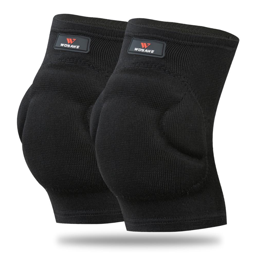 Фиксатор колена WOSAWE для баскетбола, волейбола, экстремального спорта, компрессионные наколенники из ЭВА, противоударный
