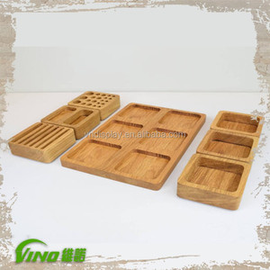 Portable Wood Accessories Cellphone Display Furniture Stand, Unique Desktop Wooden <b>Pen</b> Holder, Stationery organizer - Product Image 5