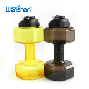 Ecológico 2.2L forma mancuerna plástico botellas de agua del deporte - Product Image 2