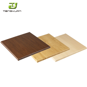 Hiện Đại Gỗ Rắn MDF Melamine Hpl Hàng Đầu Bàn Ăn Với Gang Kim Loại Chân Cho Nhà Hàng Khách Sạn Phòng Khách Hoặc Cà Phê Cửa Hàng - Product Image 4