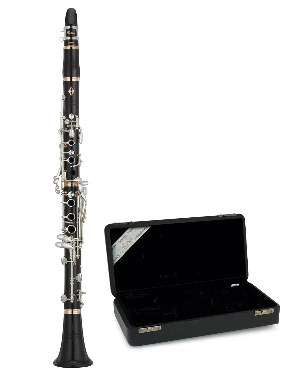 HCL-105 Clarinet Cao Su Cứng Mạ Niken