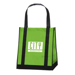 Heavy Duty Reusable Shopping Bag Heavy Duty Reusable Recycle Grocery Custom Printed Super Strong Reinforced Handle Thick Plastic Bottom Non-woven Shopping Bag