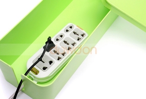 Gestione Dei Cavi Scatole Organizzatore di Stoccaggio Di Grandi Dimensioni Del Supporto per <span class=keywords><strong>TV</strong></span> Scrivania Del Computer USB Hub - Product Image 4