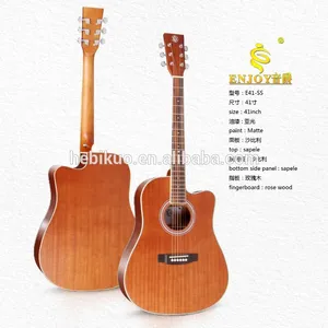 41'' E41SS Sapele Folk Guitar Supplier Acoustic Guitar