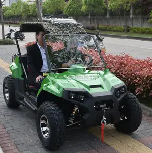 Venda quente dois carrinhos de assento, utv 4x4 para adultos com acionamento por corrente elétrica