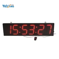 Jual Hot 8 Inch 6 Digit Digital Jam Dinding Besar LED Countdown Timer