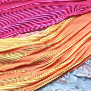 <span class=keywords><strong>Tissus</strong></span> <span class=keywords><strong>plissés</strong></span> de style soleil aux couleurs dégradées pour filles, jupe plissée, robes de fête - Product Image 4