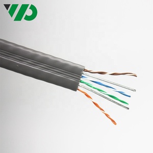 Cableado Doméstico Personalizado, Cable Ethernet Plano Cat 5e <span class=keywords><strong>de</strong></span> Alta Velocidad, 8 Hilos, 2 Hilos <span class=keywords><strong>de</strong></span> Acero Sin Blindaje - Product Image 3