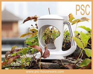 <span class=keywords><strong>TEAVANA</strong></span> 400ml高級インフューザープラスチック醸造セットブラック旅行 & 休日のための紅茶 & コーヒーに使いやすいPC素材
