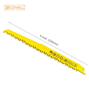 SCOWELL 9 inç 5TPI evrensel şaft pistonlu testere bıçakları ahşap kesme ST-S1531L tarifi Sabre budama için testere bıçakları - Product Image 3