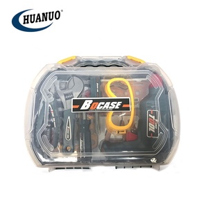 Conjunto de <span class=keywords><strong>herramientas</strong></span> de plástico educativo para niños, <span class=keywords><strong>caja</strong></span> de <span class=keywords><strong>herramientas</strong></span> de plástico con taladro, 22 unidades - Product Image 4