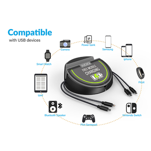 สำหรับ kidigi UB-02-M ที่ชาร์จตั้งโต๊ะ4พอร์ตชุดบาร์เทนเดอร์สำหรับอุตสาหกรรมการให้บริการ-สำหรับโรงแรมธนาคารและอื่นๆ - Product Image 3