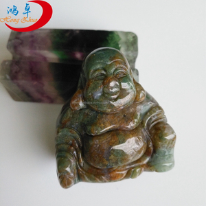 Semi précieux <span class=keywords><strong>pierre</strong></span> indien <span class=keywords><strong>agate</strong></span> jade bouddha pour vente - Product Image 2