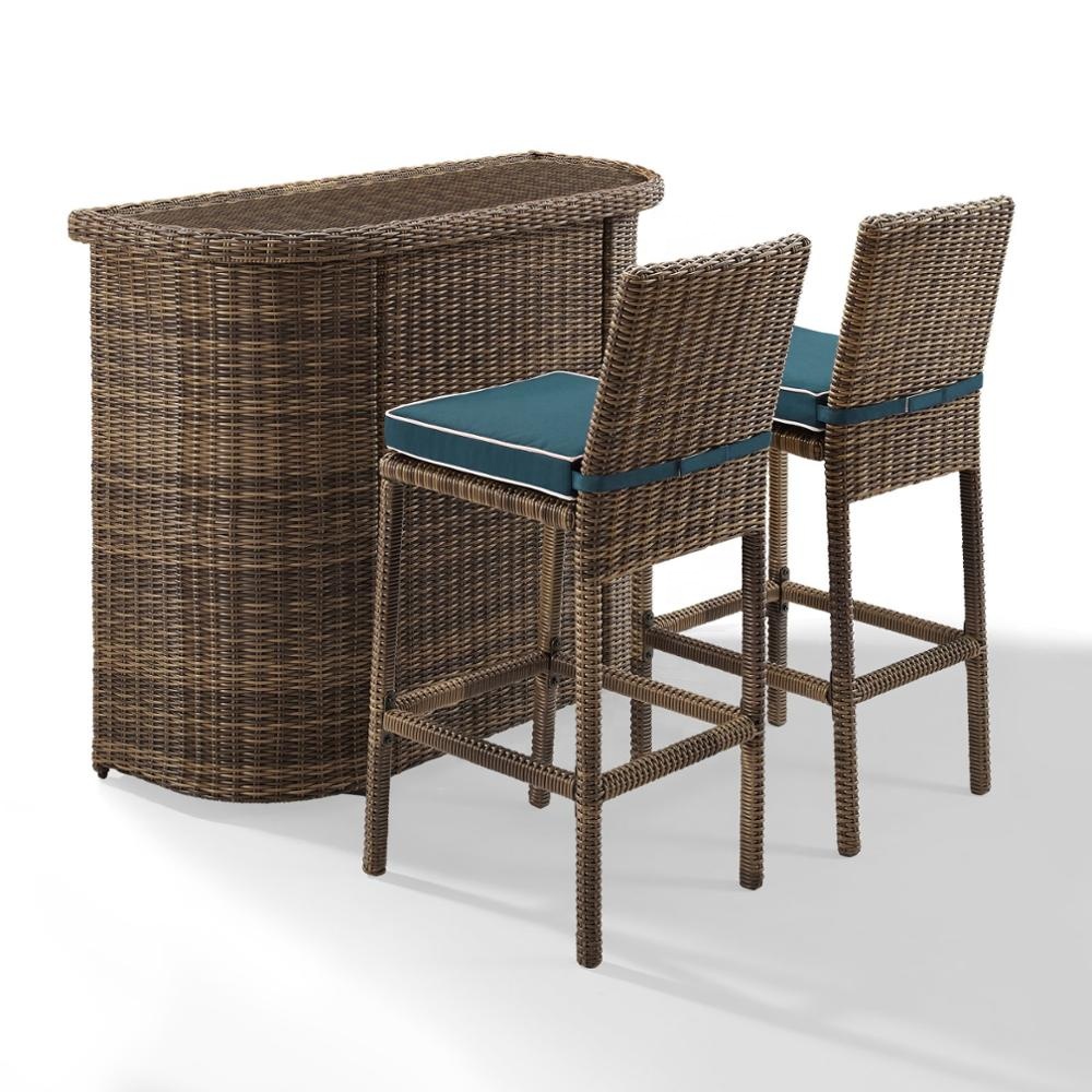 Wholesale Outdoor Cheap High Quality Wicker Patio Cube Set Rattan Furniture Outside Garden Home Bar Table Stool Chair Sets