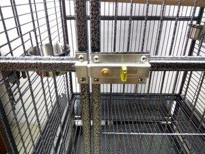 Jaula para Loros de Hierro Forjado, Clásica, Moderna, de Gran Capacidad, Ecológica, con Parte Superior Abierta y Caja, <span class=keywords><strong>Precio</strong></span> de Fábrica - Product Image 4