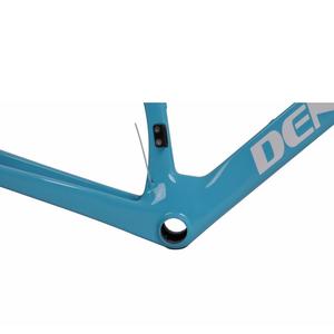 Yongfu — <span class=keywords><strong>cadre</strong></span> de vélo de <span class=keywords><strong>route</strong></span> en fibre de carbone 700C, couleur bleue, supports de freins Direct - Product Image 5