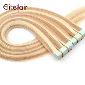 Wholesale alibaba virgin european clear band remy top quality human hair tape extensions