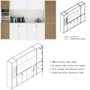 Đẹp thiết kế mới Treo Tường Văn phòng Tủ hồ sơ tủ - Product Image 3