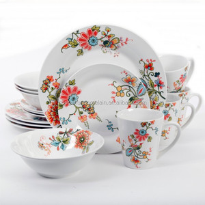 <span class=keywords><strong>Vaisselle</strong></span> de Noël en <span class=keywords><strong>porcelaine</strong></span> avec décalcomanies, 20 pièces (16 pièces pour la table) - Product Image 1