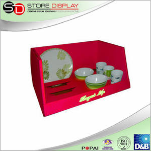 Multifonctionnel Matériaux Recyclés Publicitaire En Carton Ondulé Boîte de Présentation De Compteur En Carton - Product Image 2